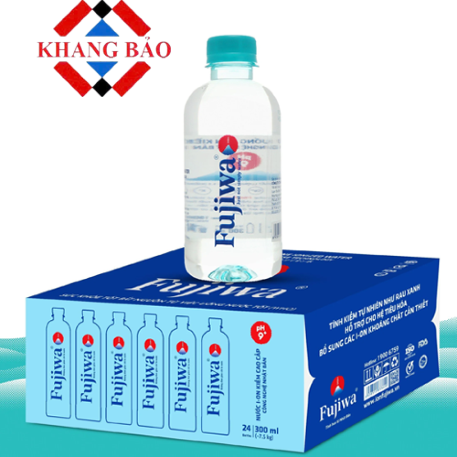Nước ion Fujiwa 300ml - thùng 24 chai